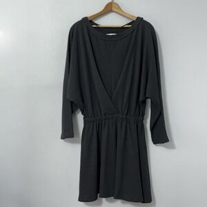 FP Beach Dress Women Small Black Free People Santa Maria Mini Relaxed Essential‎